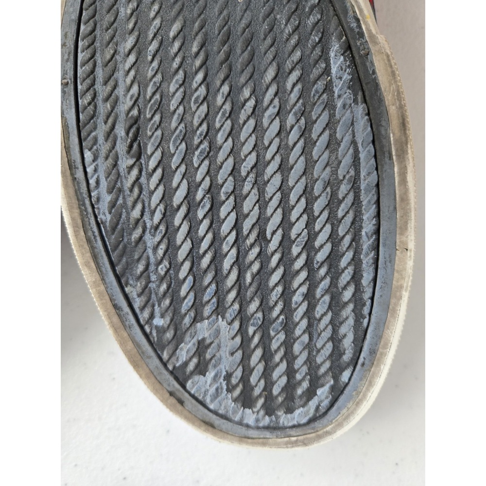 Polo Ralph Lauren Men's 10.5D Thorton III Canvas Aloha Hawaiian‎ Lace Up Flats - Picture 9 of 11